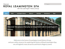 Tablet Screenshot of leamingtonhistory.co.uk